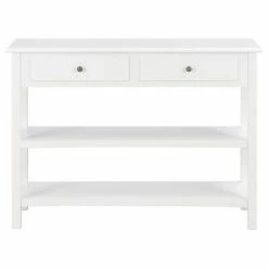 VidaXL Buffet Blanc 110x35x80 cm MDF -Buffets & bahuts Soldes image 3 280028