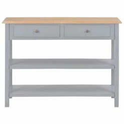 VidaXL Buffet Gris 110x35x80 cm MDF -Buffets & bahuts Soldes image 3 280030