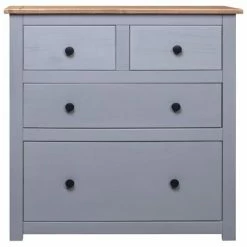 VidaXL Buffet Gris 80x40x83 cm Pin Gamme Panama -Buffets & bahuts Soldes image 3 282656
