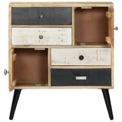 VidaXL Buffet 70 x 30 x 78 cm Bois de manguier massif -Buffets & bahuts Soldes image 3 282879