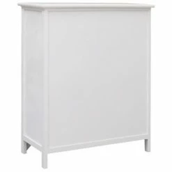 VidaXL Armoire latérale et 6 tiroirs Blanc 60x30x75 cm Bois Paulownia 8 VidaXL Armoire latérale et 6 tiroirs Blanc 60x30x75 cm Bois Paulownia -Buffets & bahuts Soldes image 3 284097