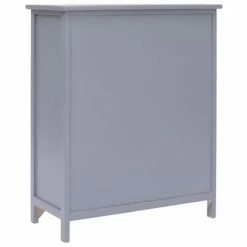 VidaXL Armoire latérale Gris 60x30x75 cm Bois de Paulownia -Buffets & bahuts Soldes image 3 284103