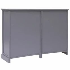 VidaXL Buffet avec 10 tiroirs Gris 113 x 30 x 79 cm Bois -Buffets & bahuts Soldes image 3 284176