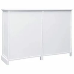 VidaXL Buffet avec 10 tiroirs Blanc 113 x 30 x 79 cm Bois -Buffets & bahuts Soldes image 3 284177