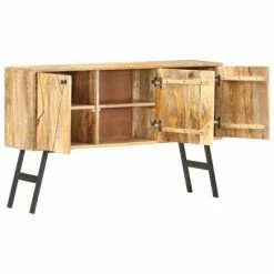 VidaXL Buffet 118x30x75 cm Bois de manguier massif -Buffets & bahuts Soldes image 3 285872