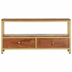 VidaXL Buffet 90x30x45 cm Bois d'acacia massif -Buffets & bahuts Soldes image 3 286176