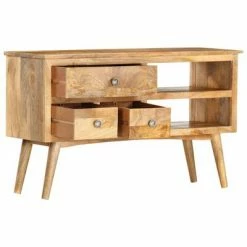 VidaXL Buffet 102x35x61 cm Bois de manguier massif -Buffets & bahuts Soldes image 3 286295