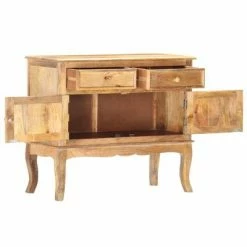 VidaXL Buffet 80 x 35 x 70 cm Bois de manguier massif -Buffets & bahuts Soldes image 3 286304