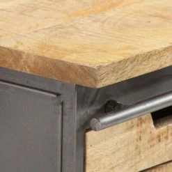 VidaXL Buffet 60 x 30 x 70 cm Bois de manguier massif -Buffets & bahuts Soldes image 3 286534