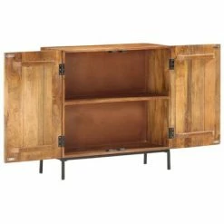 VidaXL Buffet 75 x 30 x 75 cm Bois de manguier massif -Buffets & bahuts Soldes image 3 286558
