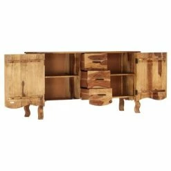 VidaXL Buffet 145x40x80 cm Bois solide -Buffets & bahuts Soldes image 3 287338