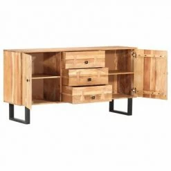 VidaXL Buffet 150x40x75 cm Bois d'acacia massif -Buffets & bahuts Soldes image 3 287340