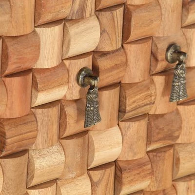 VidaXL Buffet 75x35x65 cm Bois d'acacia solide 3 VidaXL Buffet 75x35x65 cm Bois d'acacia solide – Image 3