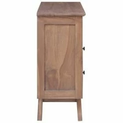 VidaXL Buffet 100x30x68 cm Bois de teck massif -Buffets & bahuts Soldes image 3 287738
