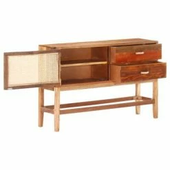VidaXL Buffet 118x30x76 cm Bois de récupération massif -Buffets & bahuts Soldes image 3 288097