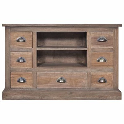 VidaXL Buffet 90x30x58 cm Bois de teck massif 3 VidaXL Buffet 90x30x58 cm Bois de teck massif – Image 3