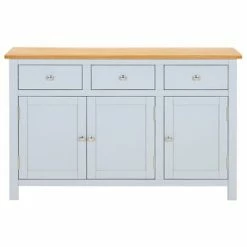 VidaXL Buffet 110x33,5x70 cm Bois de chêne massif -Buffets & bahuts Soldes image 3 288633