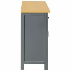 VidaXL Buffet 110x33,5x70 cm Bois de chêne massif -Buffets & bahuts Soldes image 3 288636