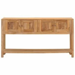 VidaXL Buffet 140x30x75 cm Bois de teck massif 8 VidaXL Buffet 140x30x75 cm Bois de teck massif -Buffets & bahuts Soldes image 3 288894