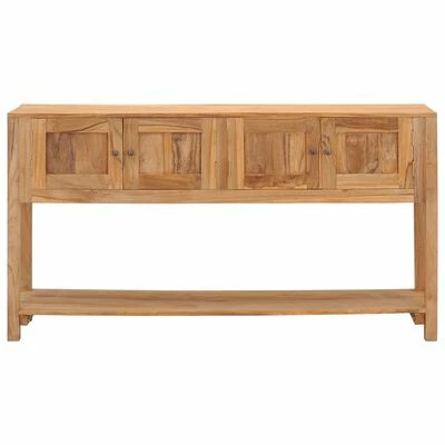 VidaXL Buffet 140x30x75 cm Bois de teck massif 3 VidaXL Buffet 140x30x75 cm Bois de teck massif – Image 3