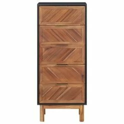 VidaXL Buffet 45x32x115 cm Bois d'acacia solide et MDF 8 VidaXL Buffet 45x32x115 cm Bois d'acacia solide et MDF -Buffets & bahuts Soldes image 3 289907