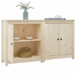 VidaXL Buffets 2 pcs 70x35x80 cm Bois massif de pin -Buffets & bahuts Soldes image 3 3114064