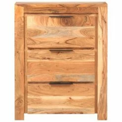 VidaXL Buffet 59x33x75 cm Bois d'acacia massif -Buffets & bahuts Soldes image 3 320216