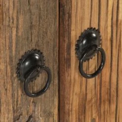 VidaXL Buffet 60x33x75 cm Bois d'acacia solide et bois de récupération -Buffets & bahuts Soldes image 3 320383