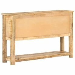 VidaXL Buffet 120x30x76 cm Bois de manguier brut -Buffets & bahuts Soldes image 3 321788