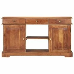 VidaXL Buffet 135x35x75 cm Bois d'acacia solide -Buffets & bahuts Soldes image 3 323543