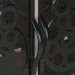 VidaXL Buffet 60x35x75 cm Bois de manguier brut et fer -Buffets & bahuts Soldes image 3 323736