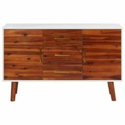 VidaXL Buffet 110x35x70 cm Bois d'acacia massif et MDF -Buffets & bahuts Soldes image 3 327458