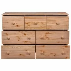 VidaXL Buffet 7 tiroirs 113x35x73 cm Bois de pin massif -Buffets & bahuts Soldes image 3 337029