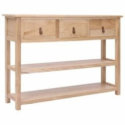 VidaXL Buffet 108x30x76 cm Bois de Paulownia massif 8 VidaXL Buffet 108x30x76 cm Bois de Paulownia massif -Buffets & bahuts Soldes image 3 338549
