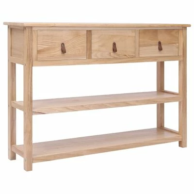 VidaXL Buffet 108x30x76 cm Bois de Paulownia massif 3 VidaXL Buffet 108x30x76 cm Bois de Paulownia massif – Image 3
