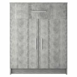 VidaXL Buffet Aggloméré 71x35x88 cm Béton -Buffets & bahuts Soldes image 3 340238