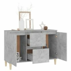 VidaXL Buffet Gris béton 103,5x35x70 cm Aggloméré -Buffets & bahuts Soldes image 3 806107