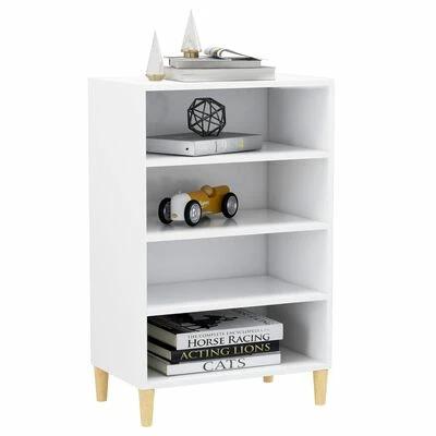 VidaXL Buffet Blanc 57x35x90 cm Aggloméré 3 VidaXL Buffet Blanc 57x35x90 cm Aggloméré – Image 3