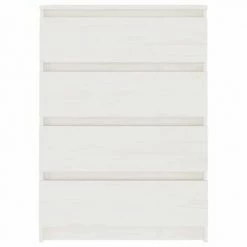 VidaXL Armoire d'appoint Blanc 60x36x84 cm Bois de pin massif -Buffets & bahuts Soldes image 3 808104
