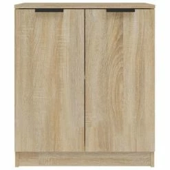 VidaXL Buffet Chêne sonoma 60x30x70 cm Bois d'ingénierie -Buffets & bahuts Soldes image 3 811064