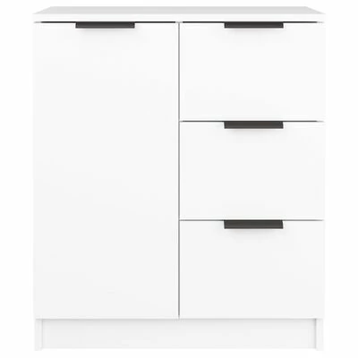 VidaXL Buffet Blanc 60x30x70 cm Bois d'ingénierie 3 VidaXL Buffet Blanc 60x30x70 cm Bois d'ingénierie – Image 3