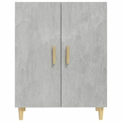 VidaXL Buffet Gris béton 70x34x90 cm Bois d'ingénierie 3 VidaXL Buffet Gris béton 70x34x90 cm Bois d'ingénierie – Image 3