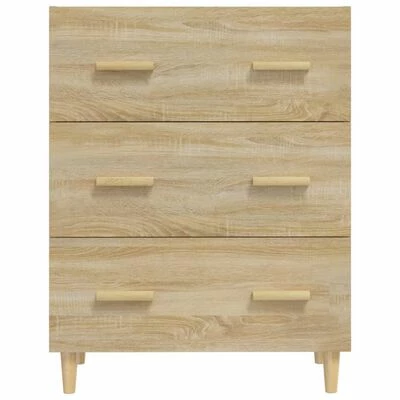 VidaXL Buffet Chêne sonoma 70x34x90 cm Bois d'ingénierie 3 VidaXL Buffet Chêne sonoma 70x34x90 cm Bois d'ingénierie – Image 3
