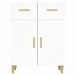 VidaXL Buffet Blanc 69,5x34x89 cm Bois d'ingénierie 8 VidaXL Buffet Blanc 69,5x34x89 cm Bois d'ingénierie -Buffets & bahuts Soldes image 3 812186