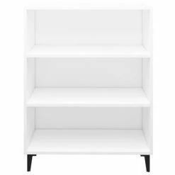 VidaXL Buffet Blanc 69,5x32,5x90 cm Bois d'ingénierie -Buffets & bahuts Soldes image 3 812249