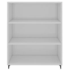 VidaXL Buffet Blanc brillant 69,5x32,5x90 cm Bois d'ingénierie -Buffets & bahuts Soldes image 3 812255