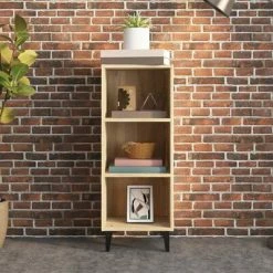 VidaXL Buffet Chêne sonoma 34,5x32,5x90 cm Bois d'ingénierie -Buffets & bahuts Soldes image 3 812387