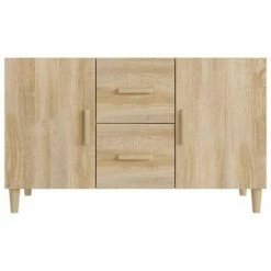 VidaXL Buffet Chêne sonoma 100x36x60 cm Bois d'ingénierie -Buffets & bahuts Soldes image 3 812513