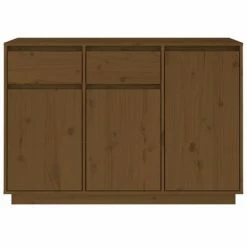 VidaXL Buffet Marron miel 110x34x75 cm Bois massif de pin 8 VidaXL Buffet Marron miel 110x34x75 cm Bois massif de pin -Buffets & bahuts Soldes image 3 814332
