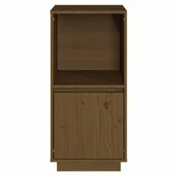 VidaXL Buffet Marron miel 38x35x80 cm Bois massif de pin -Buffets & bahuts Soldes image 3 814347